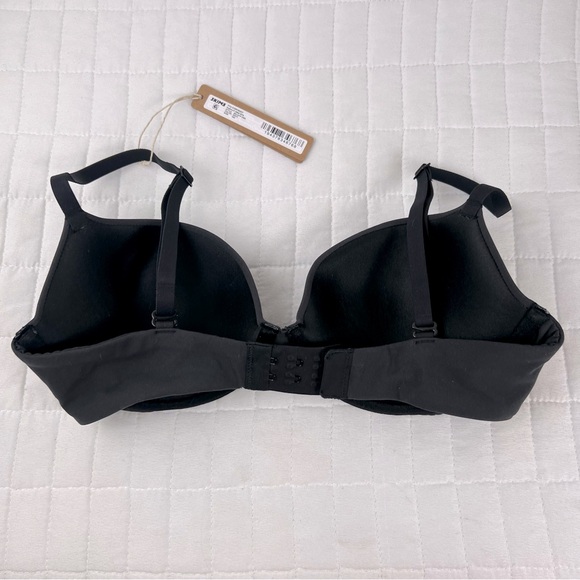 Skims Fits Everybody Push Up Bra in Onyx Black Size 32C NWT - Picture 5 of 8